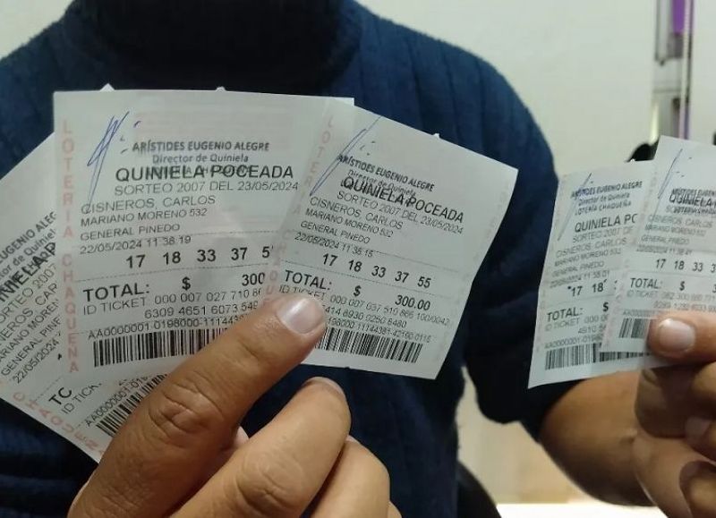 Apostador de Lapachito ganó más de 536 millones en la Poceada Chaqueña