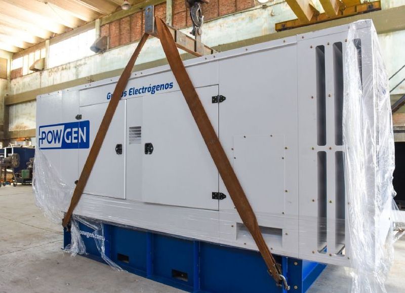 Secheep instaló un nuevo grupo electrógeno de 640 kva en Comandancia Frías