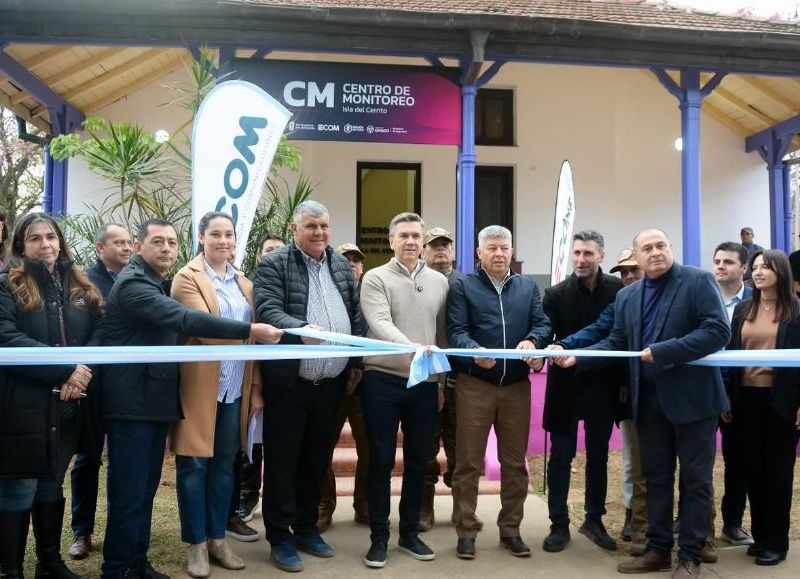 El Gobierno provincial inauguró el nuevo Centro de Monitoreo en la Isla del Cerrito
