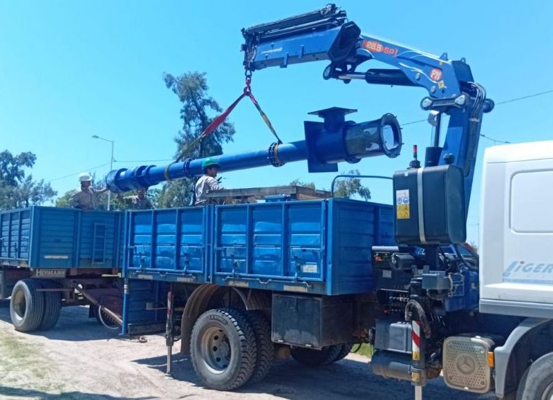 Sameep instala nueva bomba para fortalecer el abastecimiento hacia el interior provincial