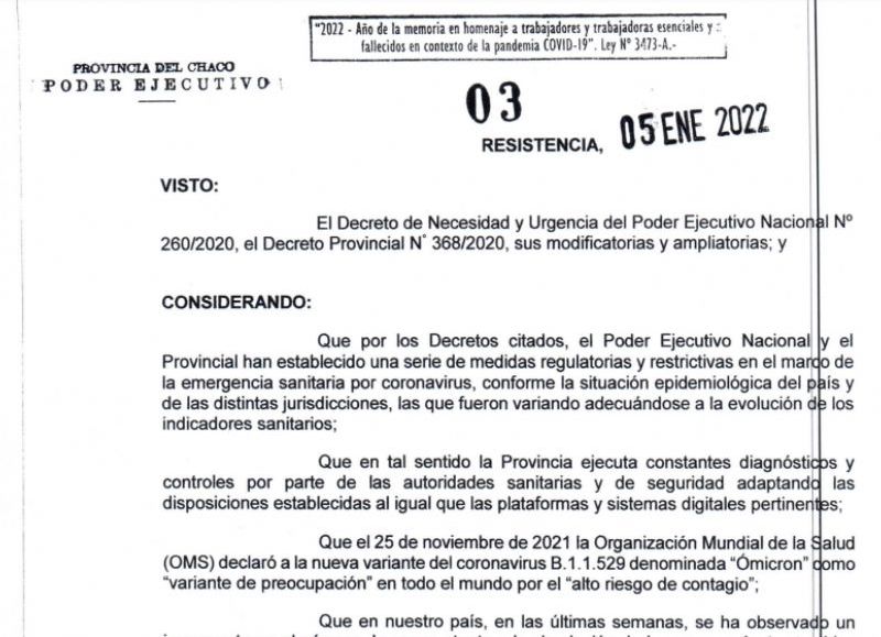 La provincia decretó nuevas medidas para mitigar el impacto del Covid-19