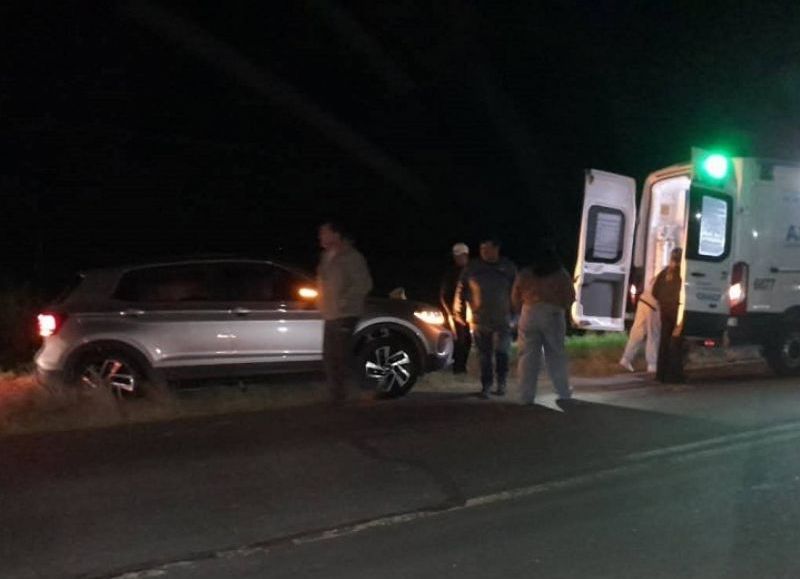 Dos camionetas protagonizaron un fuerte choque en Charata
