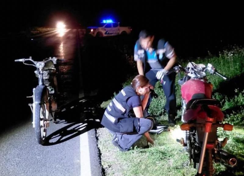 San Bernardo: joven motociclista murió en un choque sobre Ruta Provincial 6