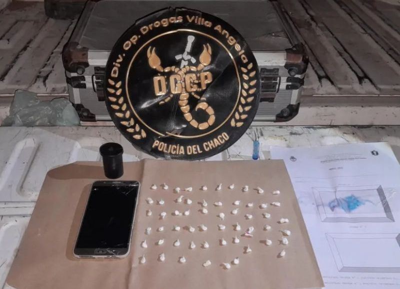 Villa Ángela: detuvieron a una mujer con 57 "bochitas" de cocaína