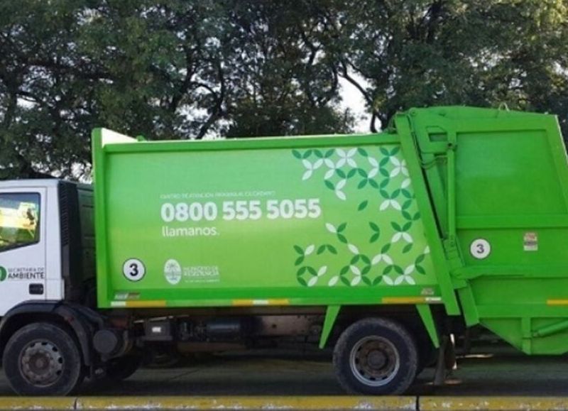 Durante el fin de semana largo, la recolección de residuos será normal en Resistencia