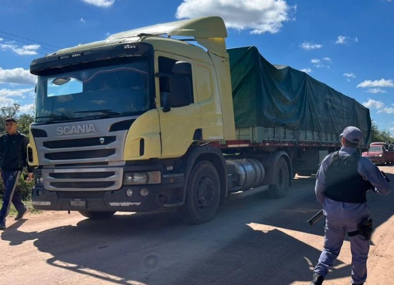 Interceptaron un camión con toneladas de repuestos de vehículos sustraídos en Pampa del Infierno