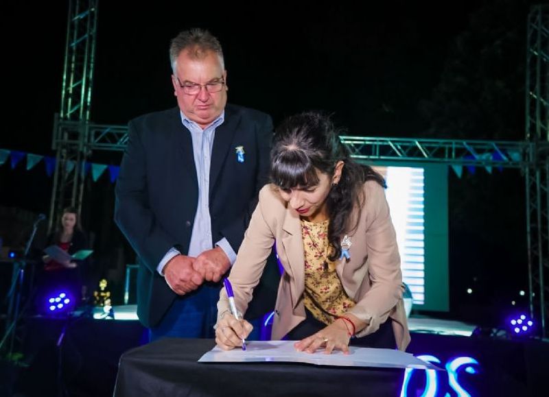 En Zaparinqui, la vice anunció obra para el desarrollo de la agricultura familiar