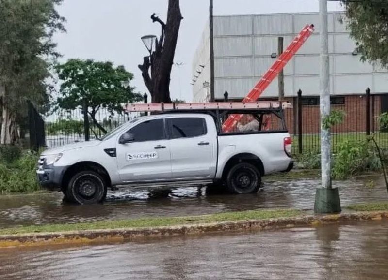 El temporal dejó daños estructurales y Secheep trabaja en la normalización del servicio