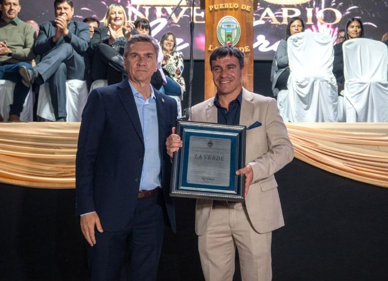 El Gobierno provincial acompañó el 108° aniversario de La Verde