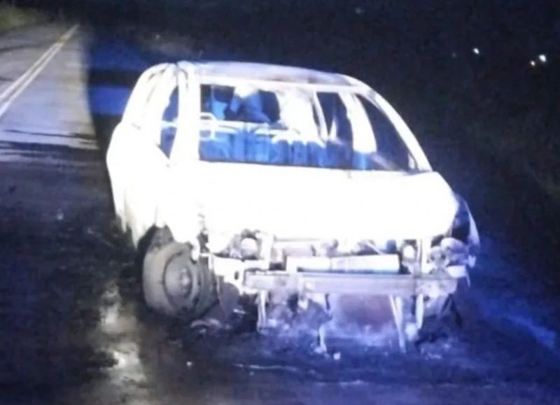 Un conductor sufrió el incendio de su automóvil en Barranqueras