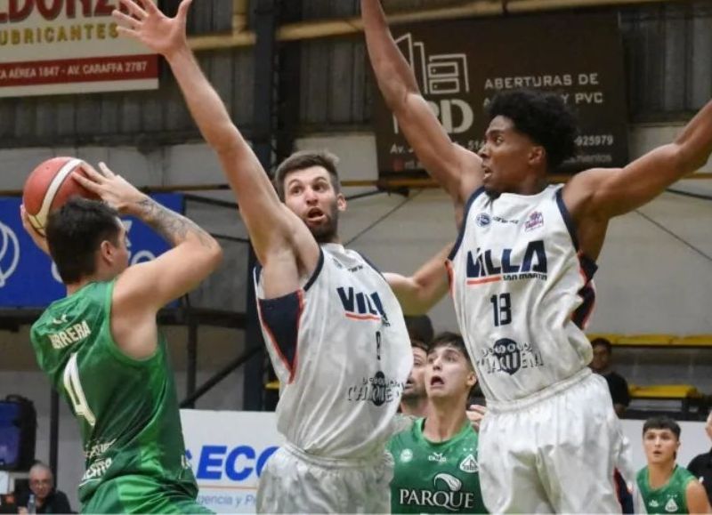 Villa San Martín cayó por dos puntos en el cierre de su gira ante Barrio Parque en Córdoba