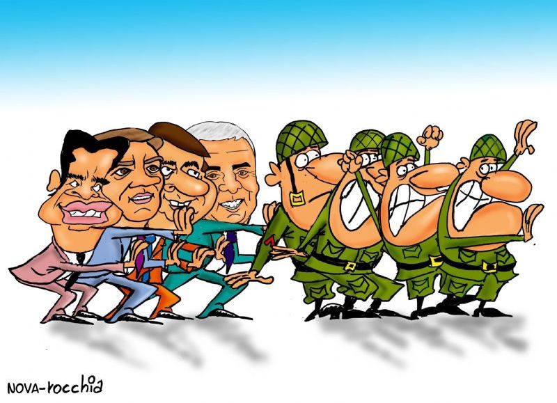 Todos a la cancha: con los nombres en las "boletas", cada precandidato puso manos a la obra