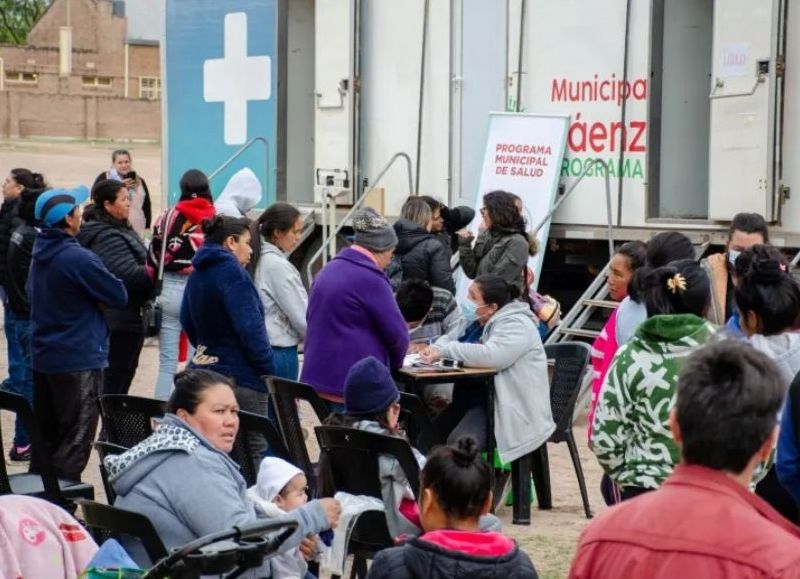 La Unidad Sanitaria del Municipio de Sáenz Peña continúa recorriendo barrios de la ciudad