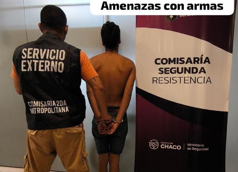 Detuvieron a un joven acusado de robar y amenazar a vecinos en Resistencia
