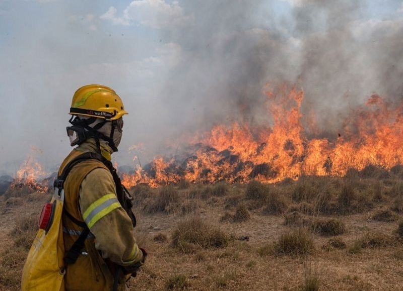 La provincia se encuentra en “riesgo extremo" por incendios