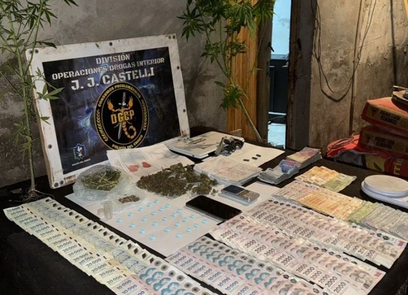 Secuestraron droga, armas y una gran suma de dinero en Juan José Castelli