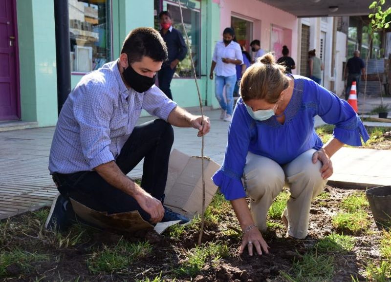 Sáenz Peña avanza con el plan de recuperación del espacio público