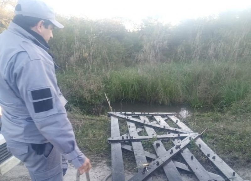 Recuperaron una tranquera robada de un establecimiento en Charadai