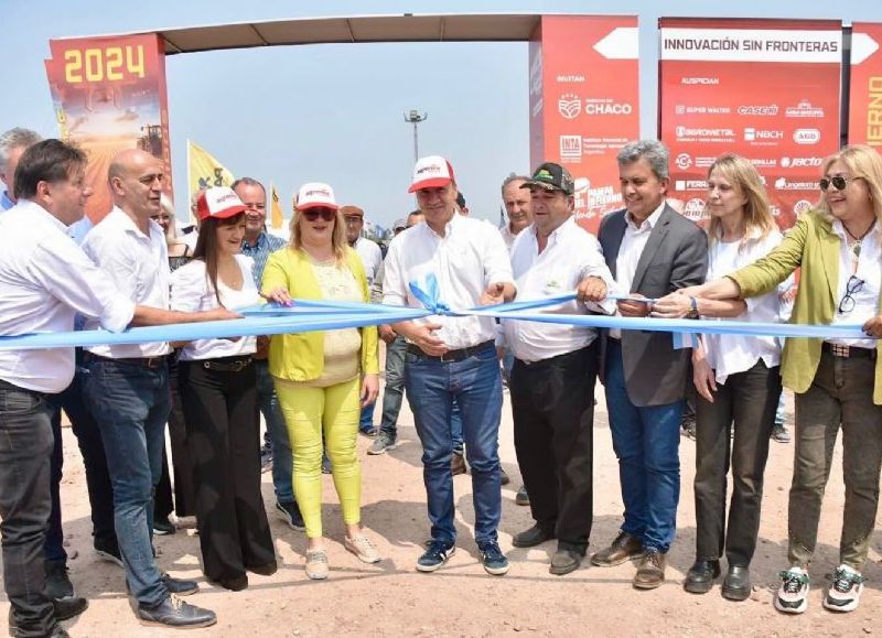 En Pampa del Infierno, Zdero abrió la Expo Agronea "Innovación sin fronteras"