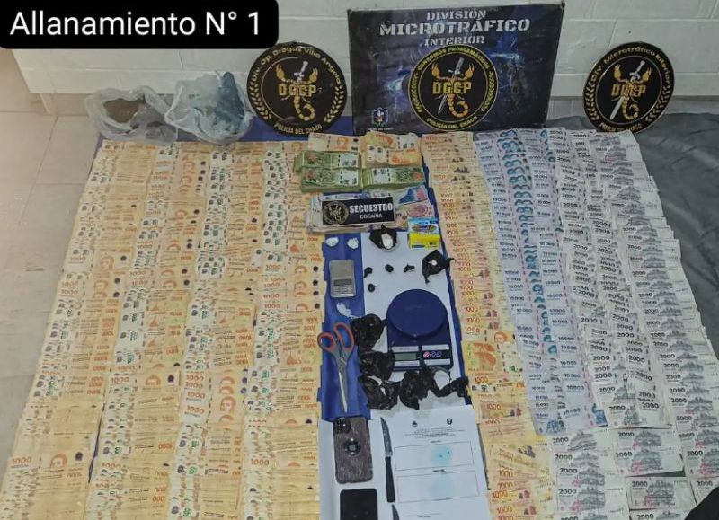 San Bernardo: desbarataron dos búnkeres de drogas y detuvieron a dos personas