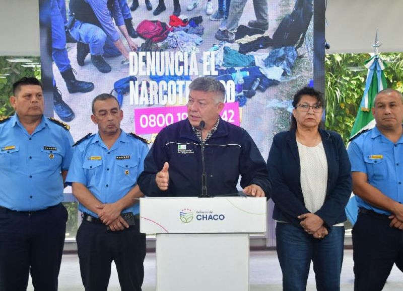 Matkovich destacó el secuestro de más de 42 kilos de estupefacientes y la detención de una decena de personas