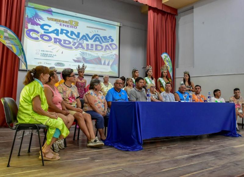 Anunciaron una nueva edición de los Carnavales de la Cordialidad