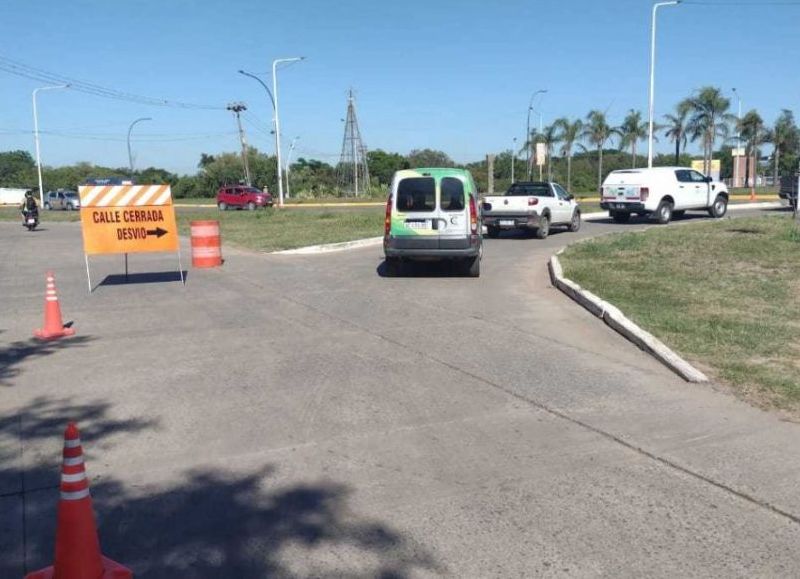 El desvío en la rotonda de la Ruta Nacional 16 y avenida Sarmiento continuará hasta el jueves 19