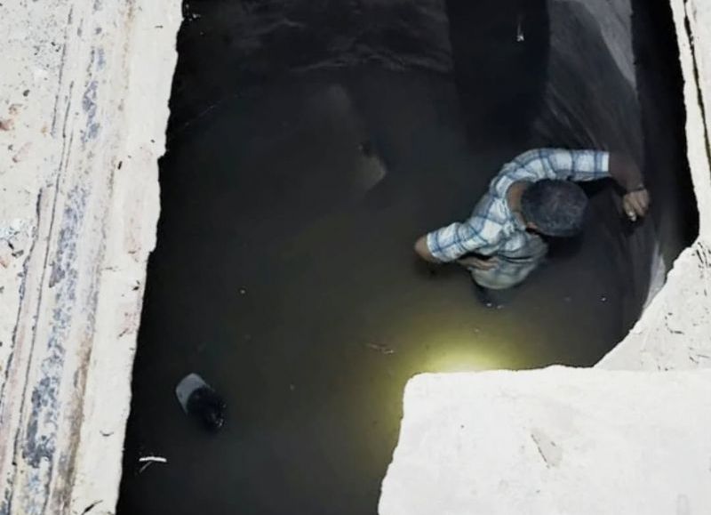 General Pinedo: auxiliaron a un hombre que había caído en un aljibe