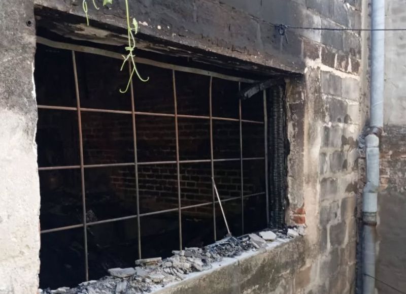 Se incendió una cervecería en pleno centro de Las Breñas
