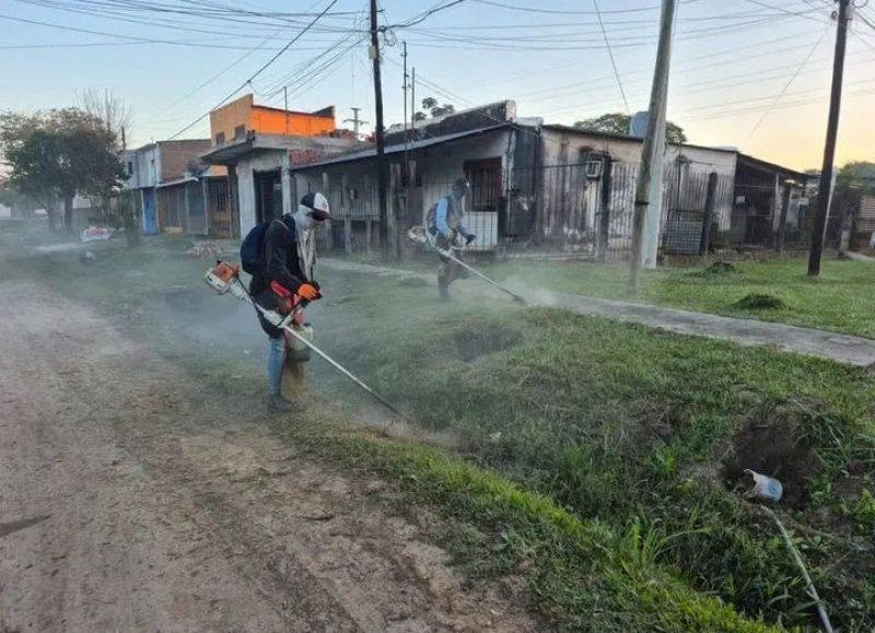 El municipio de Barranqueras trabaja en el mejoramiento de espacios públicos