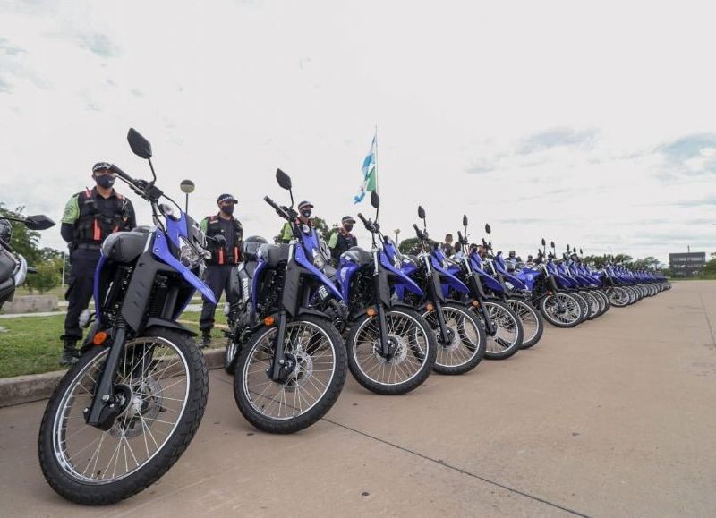 Entregaron 50 motovehículos a la Policía del Chaco