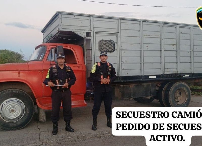 Interceptan un camión buscado por la Policía de Buenos Aires desde 2014