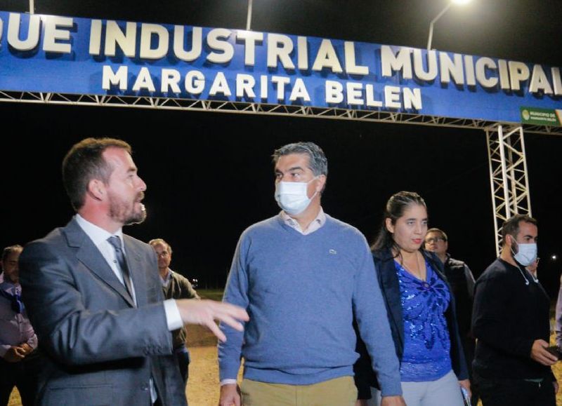 El Gobierno inauguró infraestructura deportiva y obras de iluminación en Margarita Belén