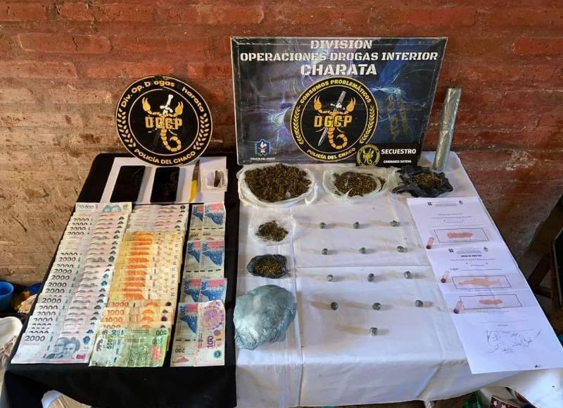 Campo Largo: detienen a tres personas preparando bochitas de droga durante un allanamiento