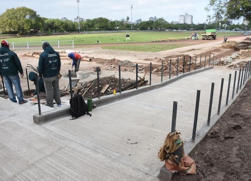 Resistencia avanza con las obras en el Parque 2 de Febrero y el Domo del Centenario