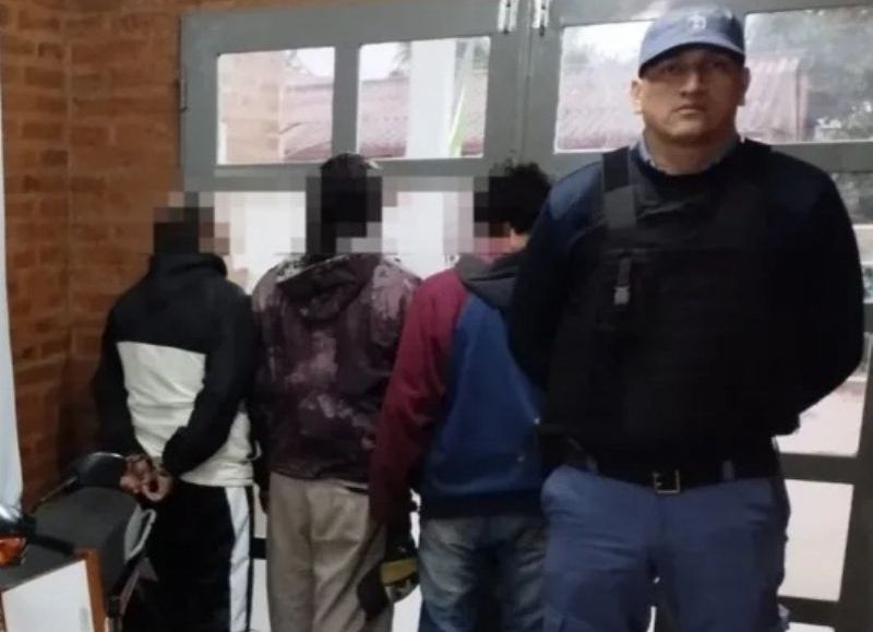 Detuvieron a tres hombres que se encontraban promoviendo desorden en Puerto Tirol