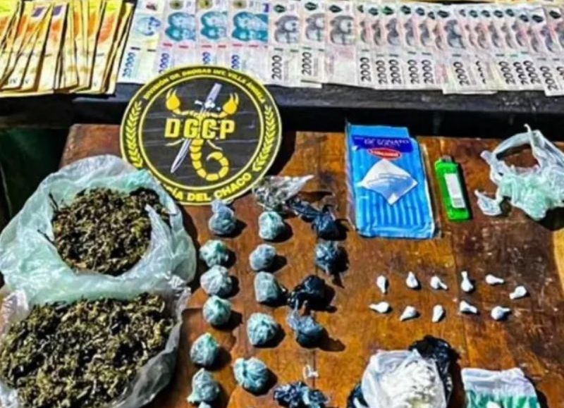 Secuestraron cocaína, marihuana y más de 200 mil pesos en San Bernardo