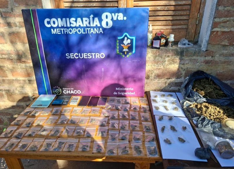 Desbarataron un vivero cannábico y bunker: secuestraron más de un kilo de marihuana