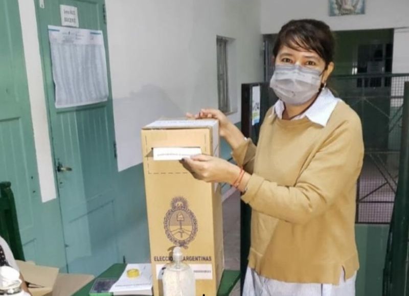 Charole votó en Castelli: "Voté con el corazón para generar más derechos"