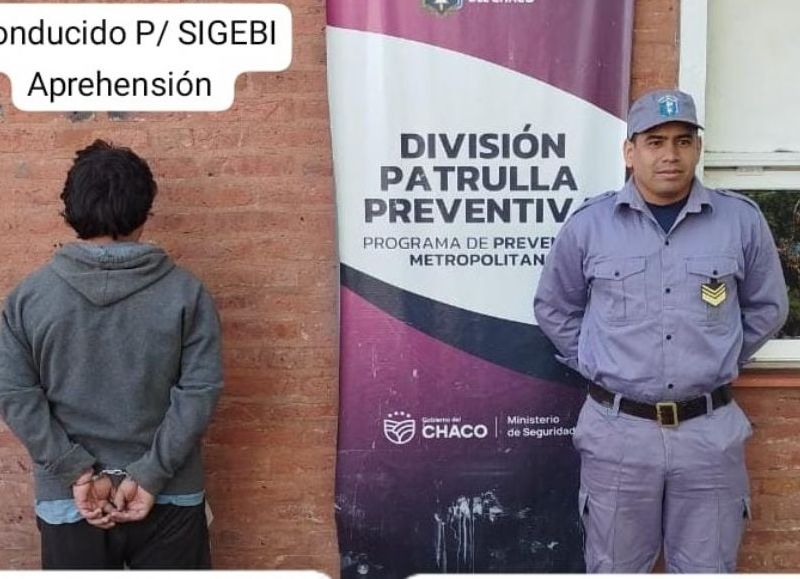 Patrulla preventiva de Resistencia detuvo a un hombre con pedido de captura